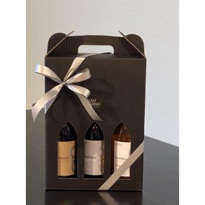 Gaveske med 1 fl. Bardolino 1 fl. Bardolino Chiaretto 1 fl. Custoza DOC kologisk